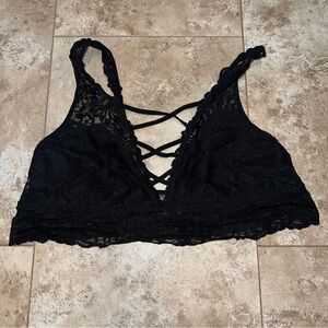 Victoria Secret black lace bralette